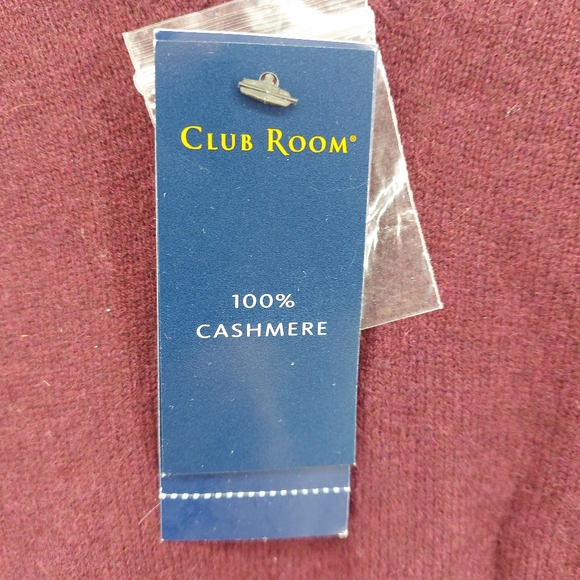 Charter Club Cashmere V Neck Cashmere Sweater - Picture 2 of 5